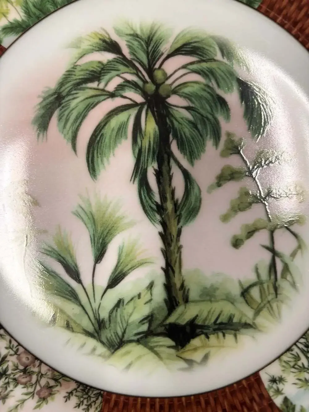I Godinger & Co Tropical Splendor Cake Plate And Server